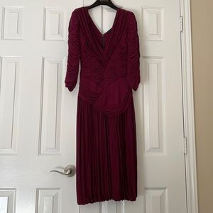 Burberry Burgundy Dress